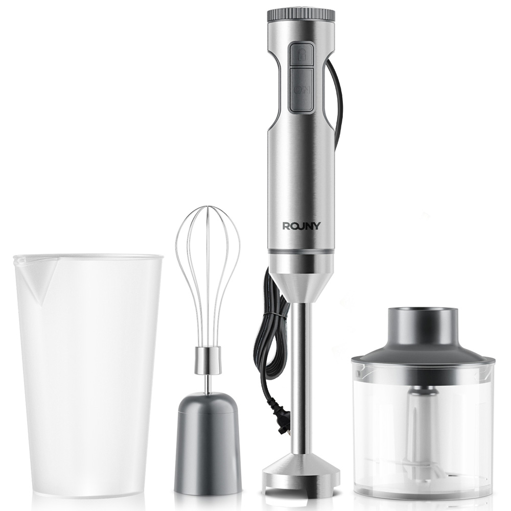 Blender High Power - Hand Immersion Blender Powerful 4-in-1,Stainless Steel