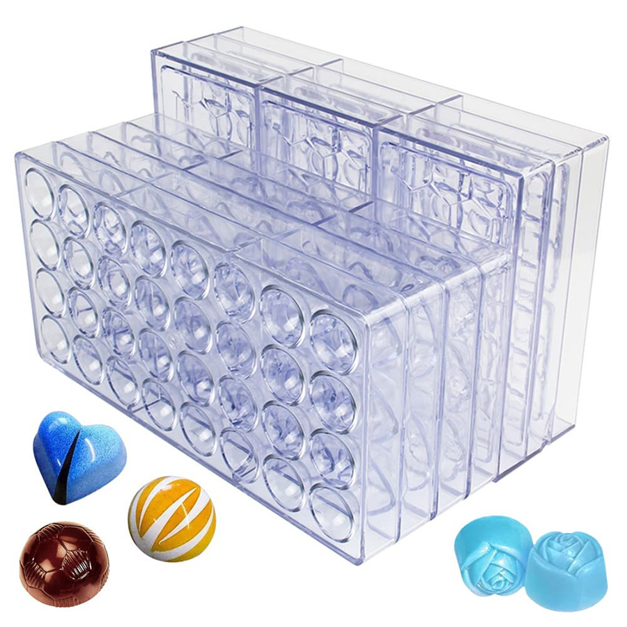Kitchen Appliances Baking - 24 Styles Available Plastic Chocolate Mold