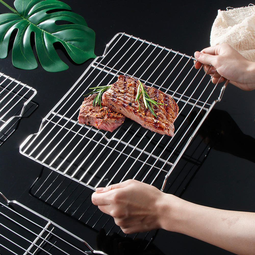 Kitchen Appliances Store - Stainless Steel Barbecue Mesh Mat Reusable
