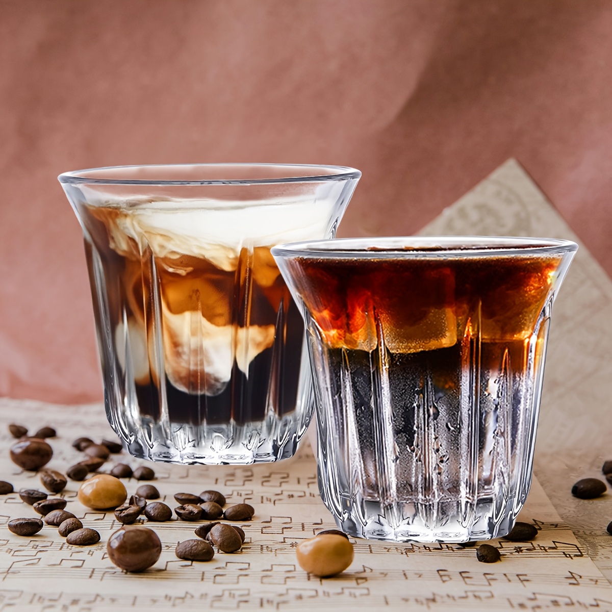 2 Pack Espresso Cups, Clear Gl - Kitchen Appliances Store recension och pris