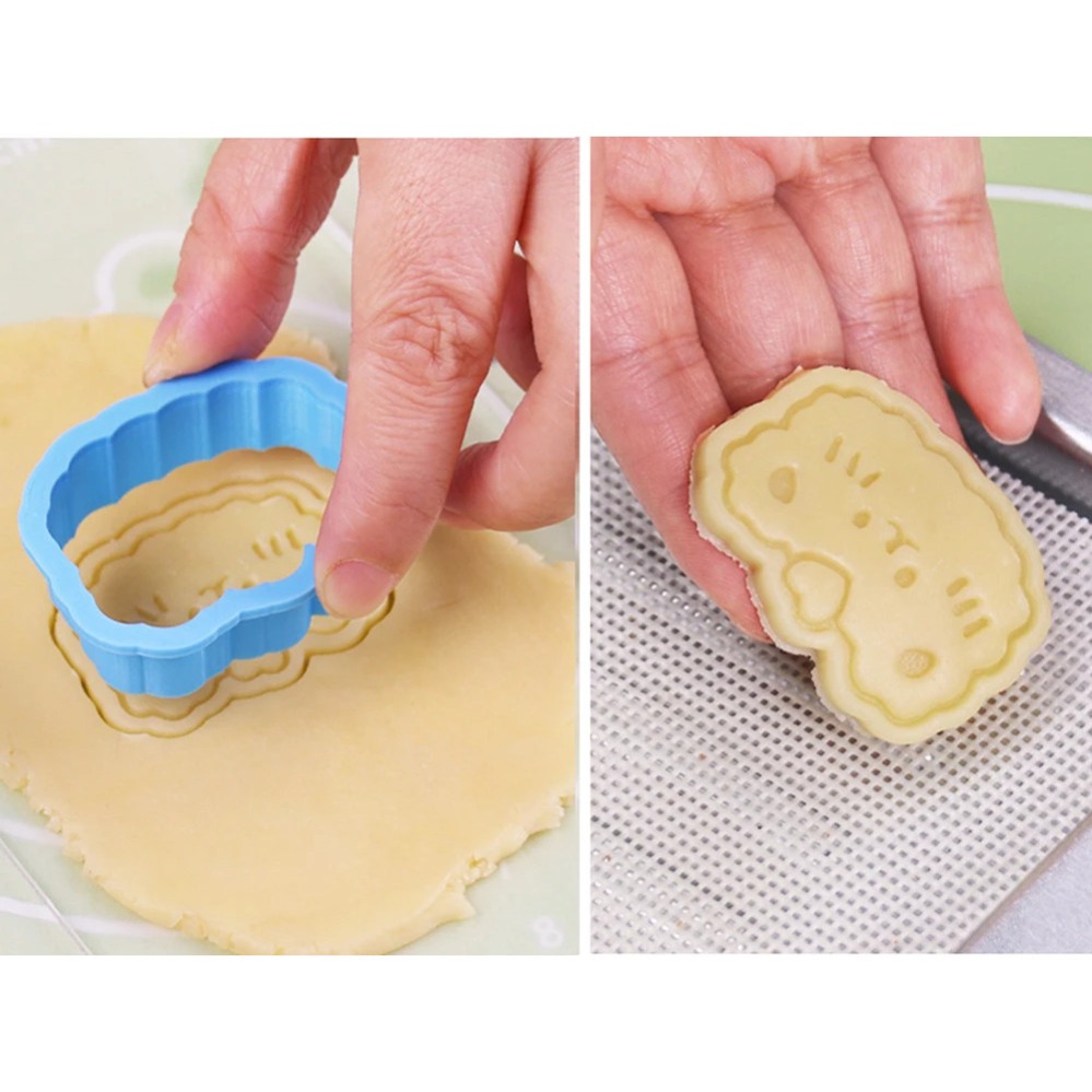 Cookie Mold Stamp Cartoon Saus - Kitchen Appliances Baking recension och pris
