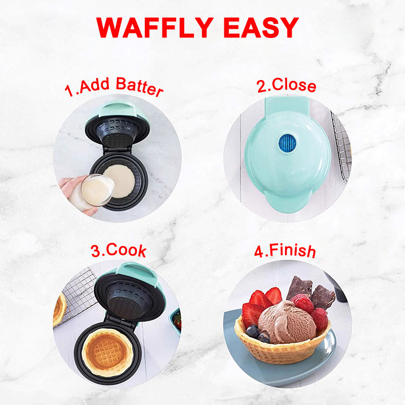 110V/220V Waffle Bowl Maker, B - Donut Maker Mini recension och pris