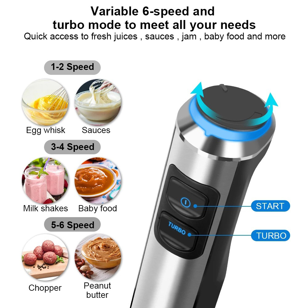 4 in 1 High Power Hand Stick B - Blender High Power recension och pris
