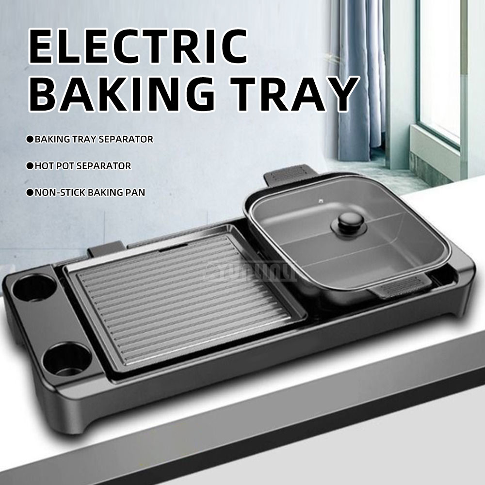 Electric Barbecue Hotpot Stove - Kitchen Appliances Baking recension och pris