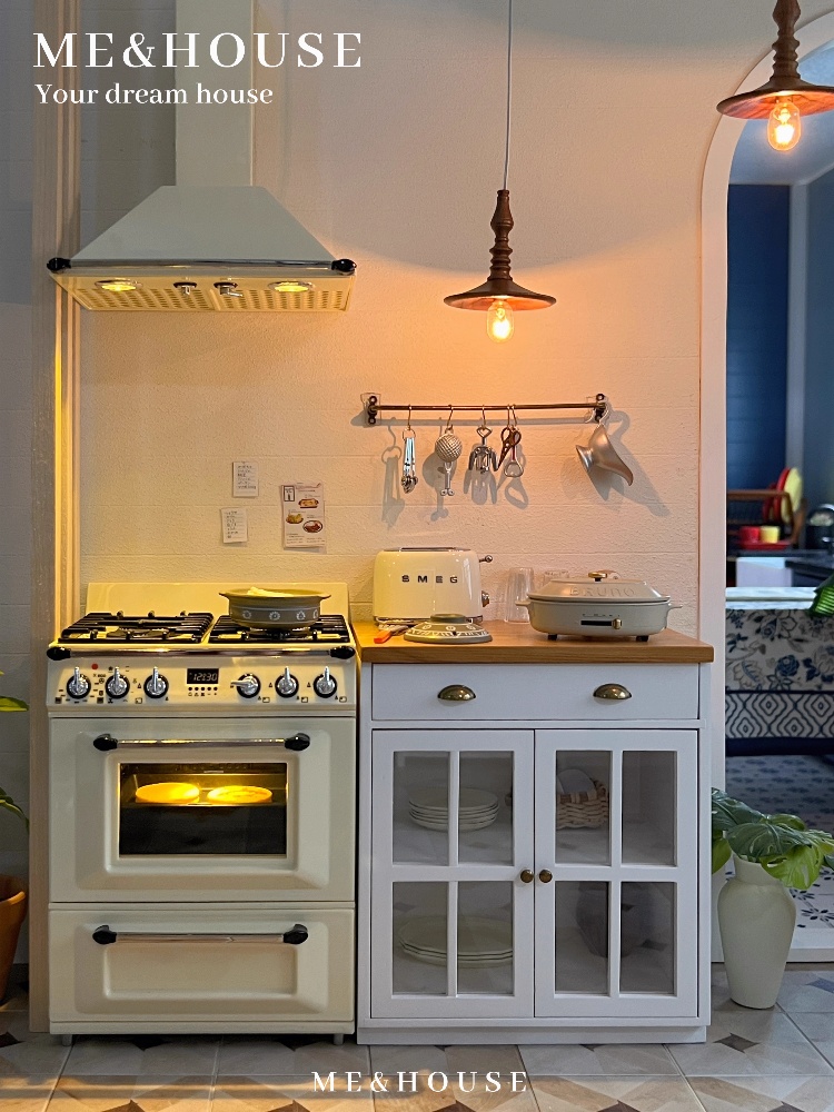 1:6 Doll House Mini Model Furn - Kitchen Appliances Oven recension och pris