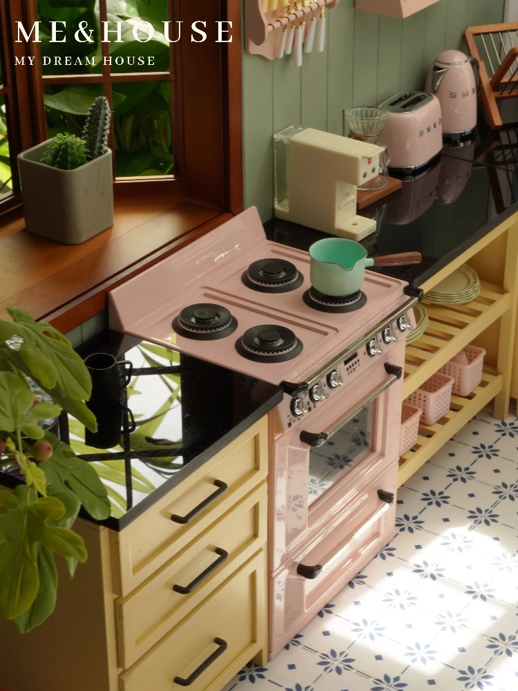 1:6 Doll House Mini Model Furn - Kitchen Appliances Oven recension och pris