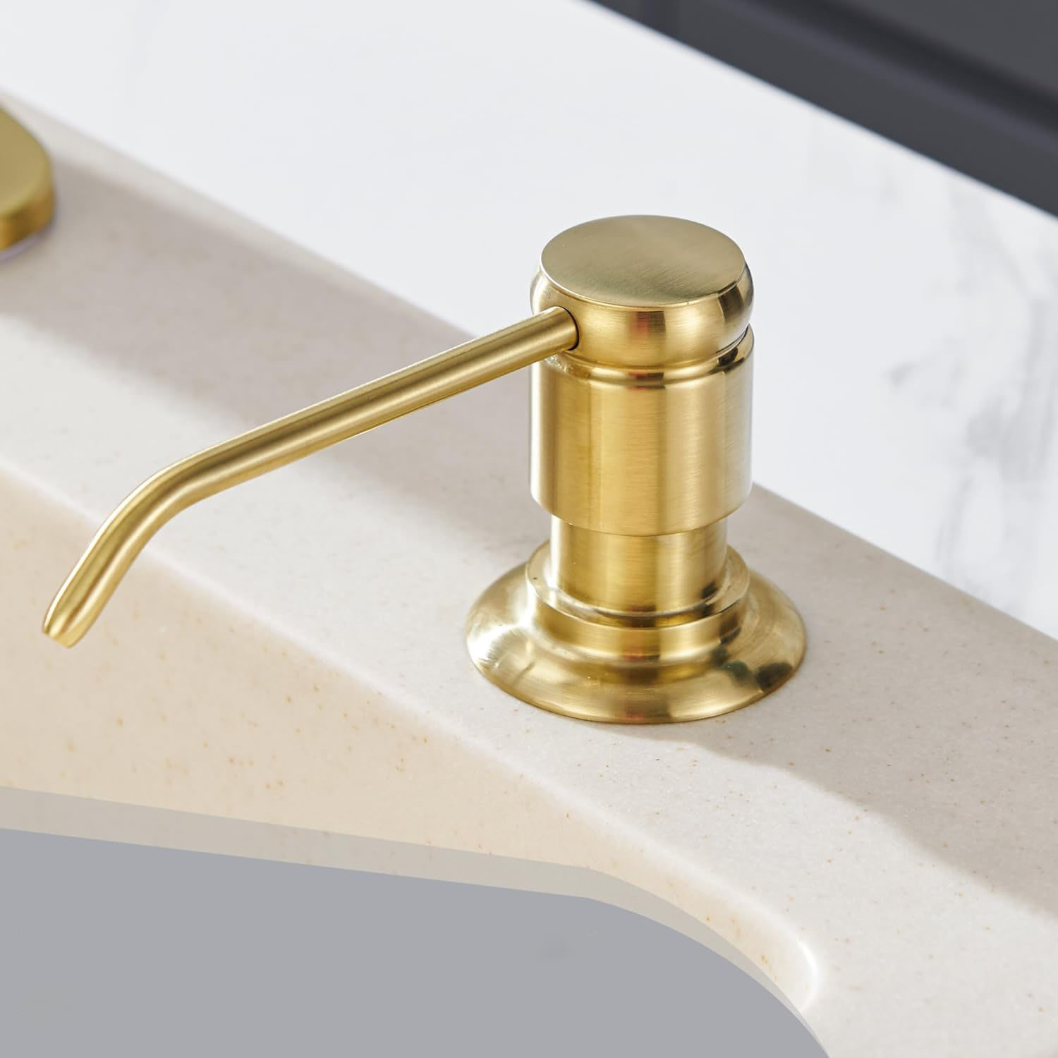 Brass Sink Soap Dispenser with - Kitchen Appliances Built In recension och pris