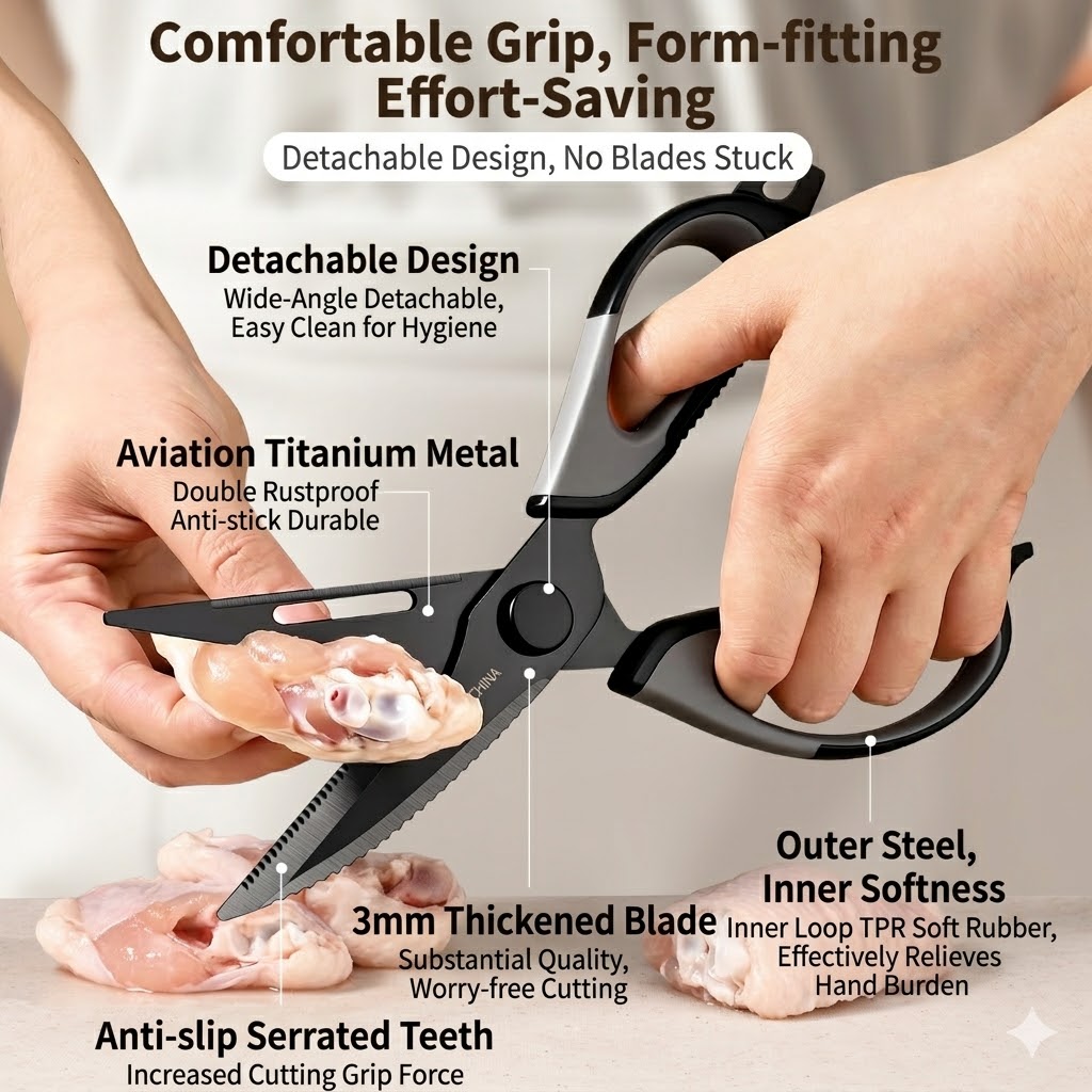 Kitchen scissors Titanium Chic - Kitchen Appliances Store recension och pris