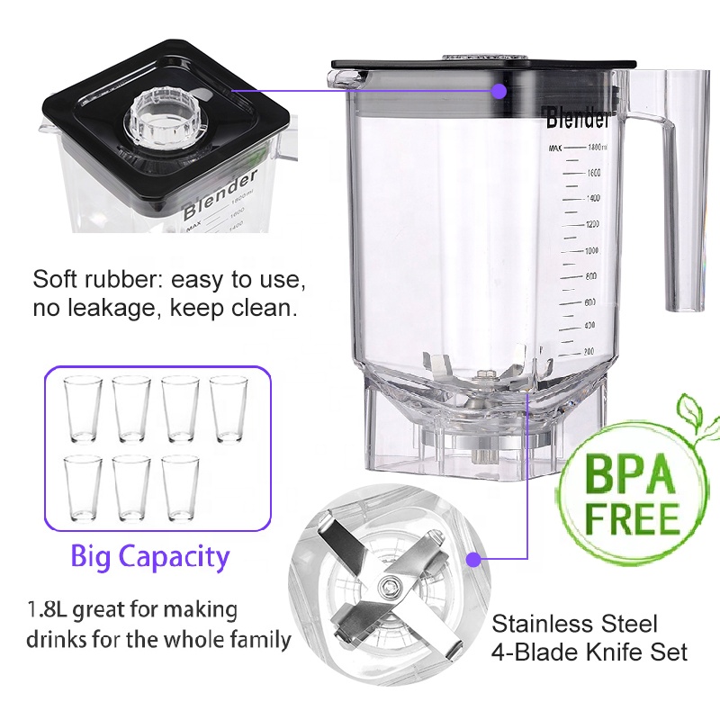 High Power Countertop Kitchen  - Blender High Power recension och pris