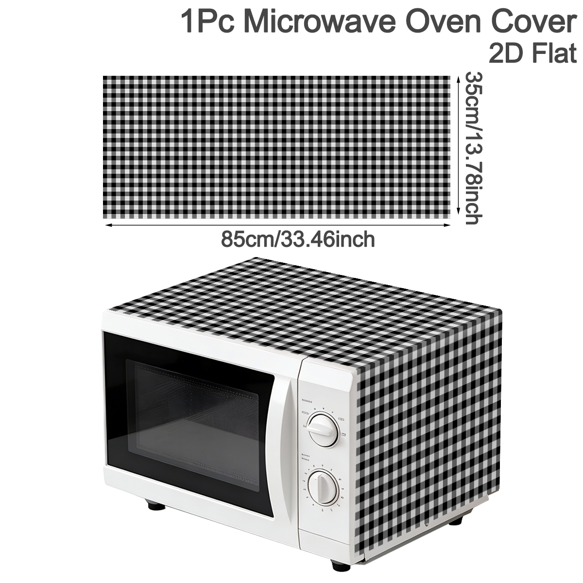 Black White Plaid Microwave Ov - Kitchen Appliances Oven recension och pris