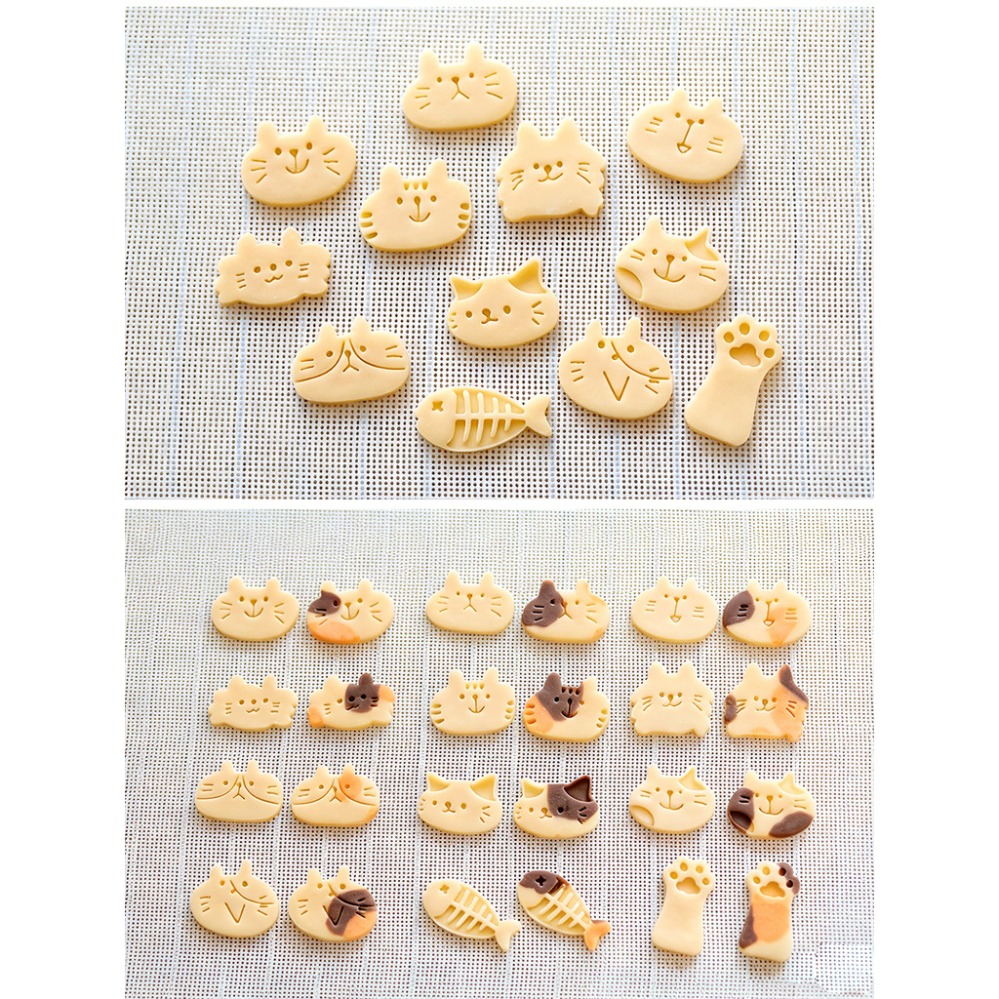 Cute Kitten DIY Stamp Cookie C - Kitchen Appliances Baking recension och pris