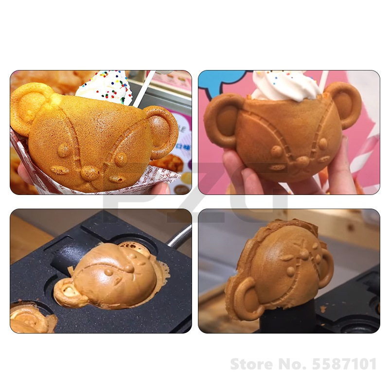 2 Pcs Teddy Bear Shaped Mini W - Donut Maker Mini recension och pris