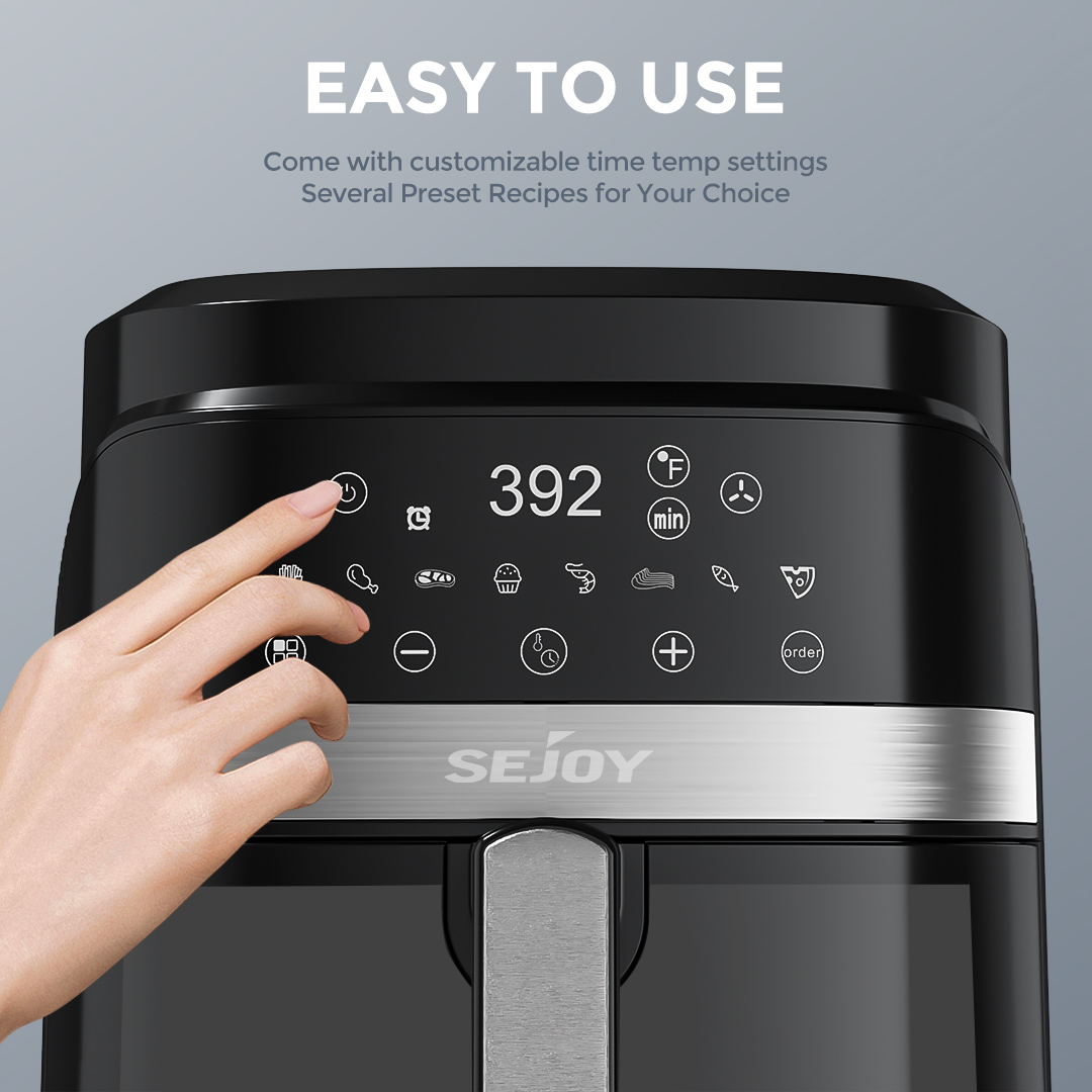 Sejoy Air Fryer 8-in-1,6 Quart - Kitchen Appliances Oven recension och pris