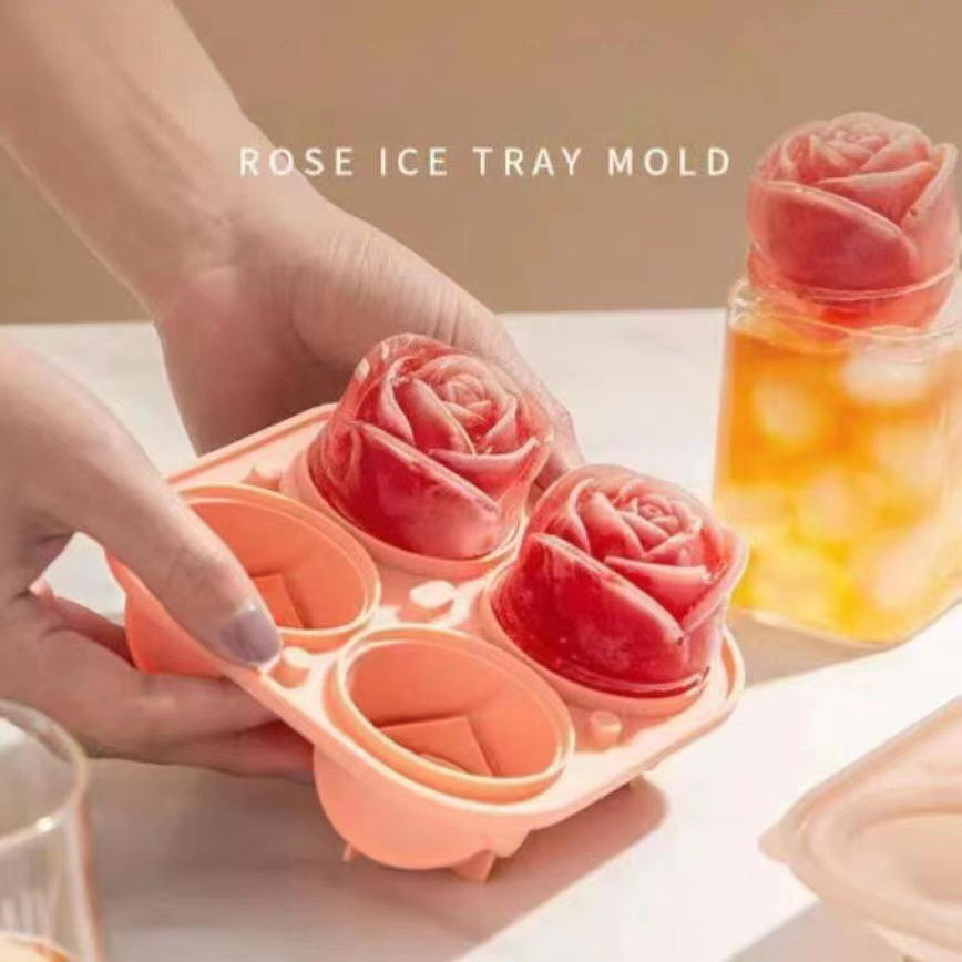 3d rose silicone ice molds 4-h - Kitchen Appliances Store recension och pris