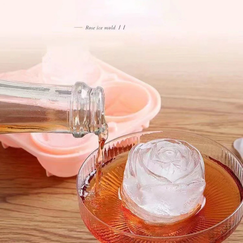 3d rose silicone ice molds 4-h - Kitchen Appliances Store recension och pris