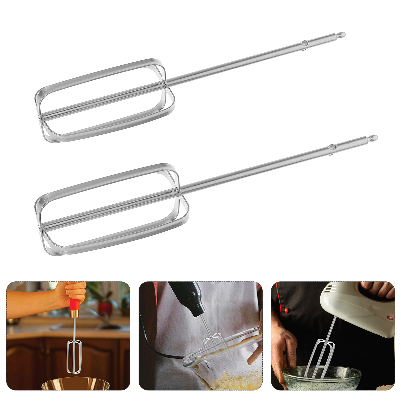 2 Pcs Stainless Steel Hand Mix - Kitchen Appliances Sales recension och pris