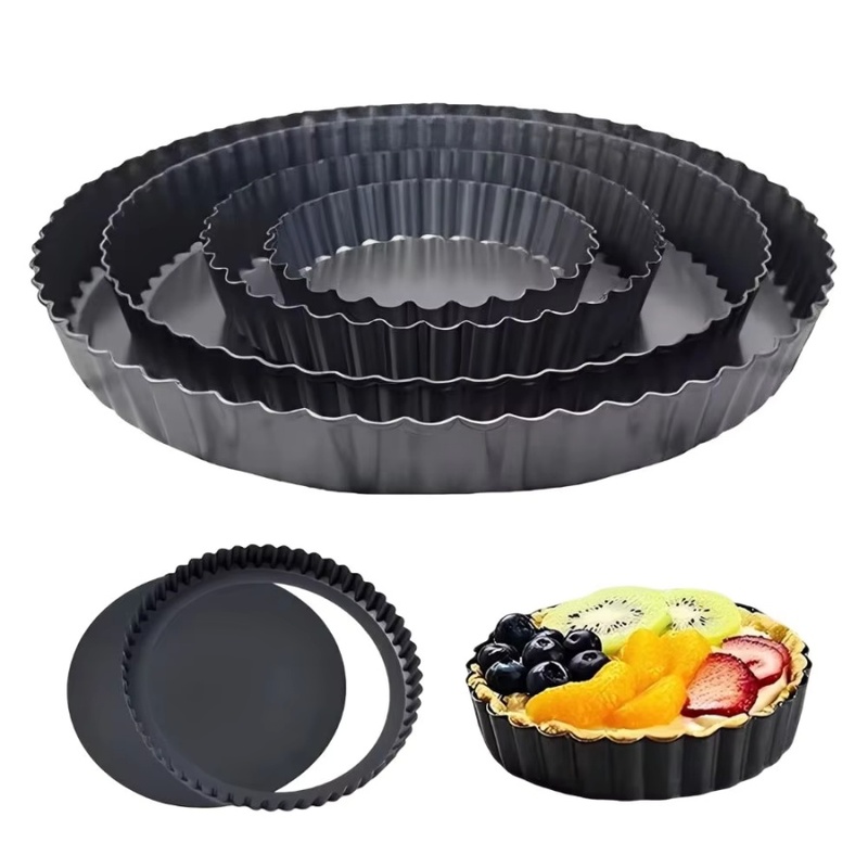1pc Removable Bottom Fluted Ta - Kitchen Appliances Baking recension och pris